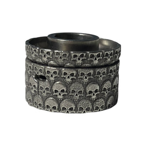 Full Engraved Antiquity V2 Titanium Cap SKULLS #F12