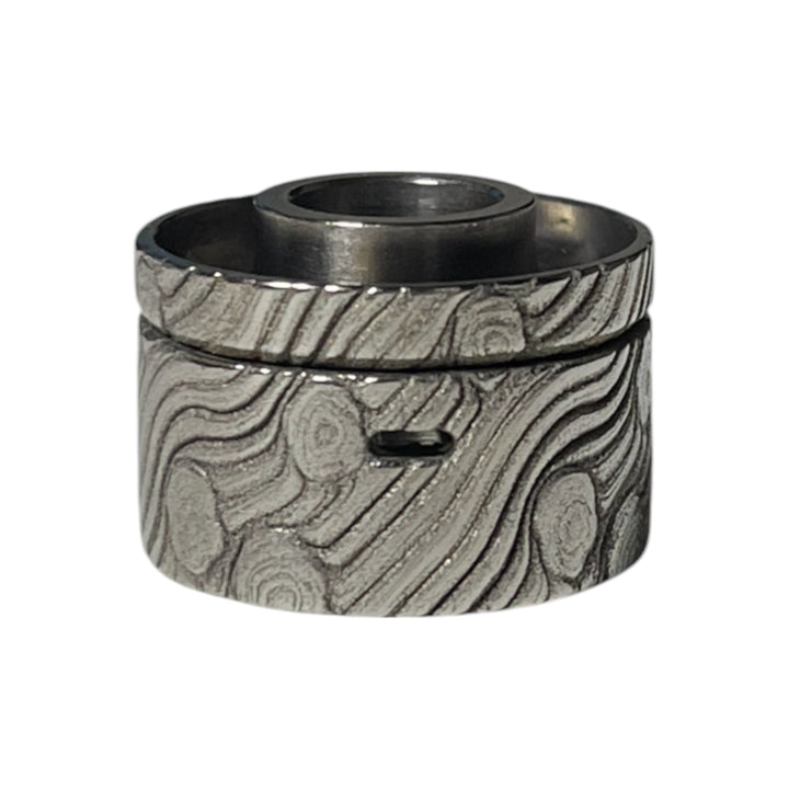 Full Engraved Antiquity V2 Titanium Cap BARK TREE 1 #F15