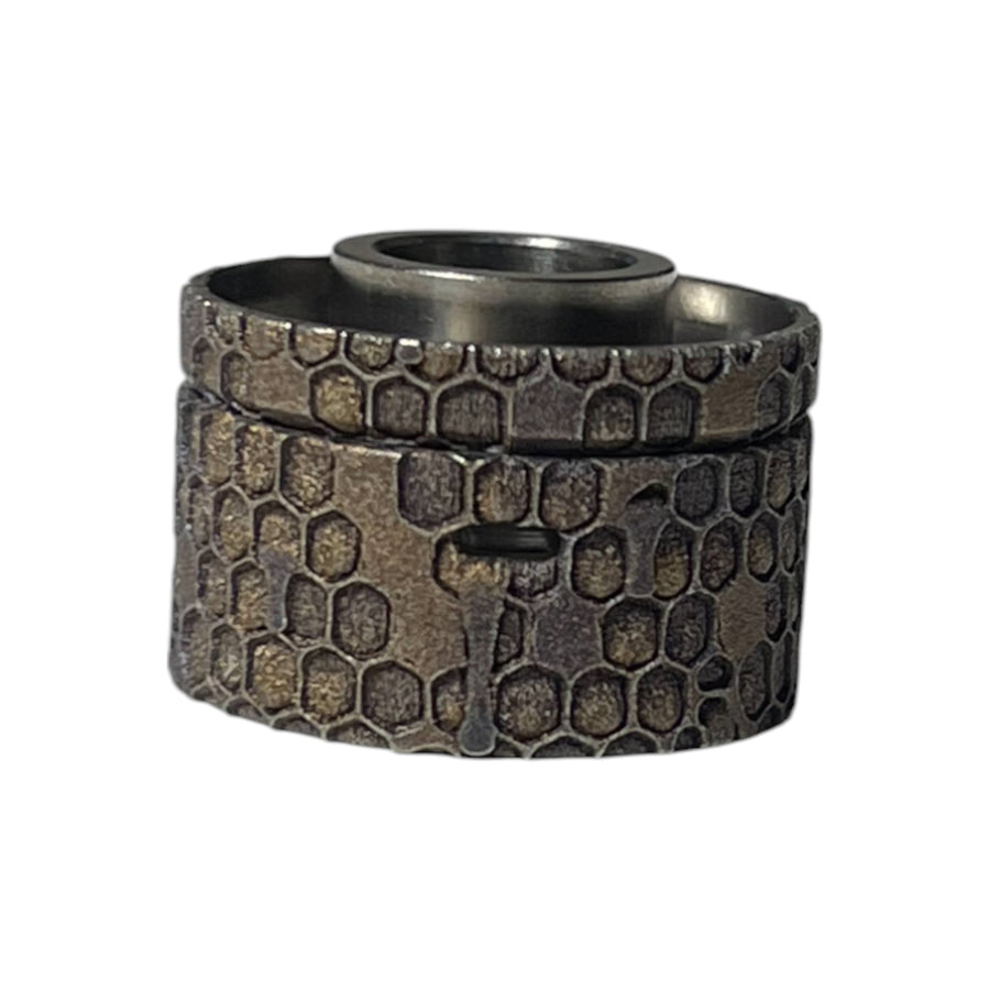 Full Engraved Antiquity V2 Titanium Cap HONEY #F14