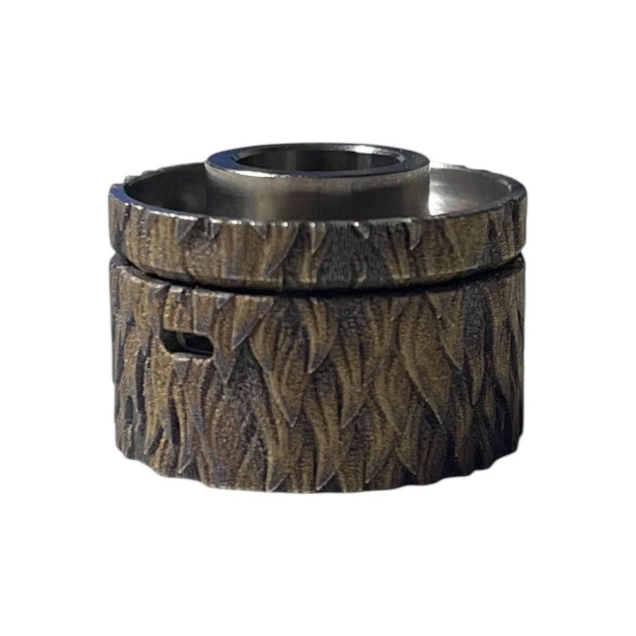 Full Engraved Antiquity V2 Titanium Cap FUR #F9