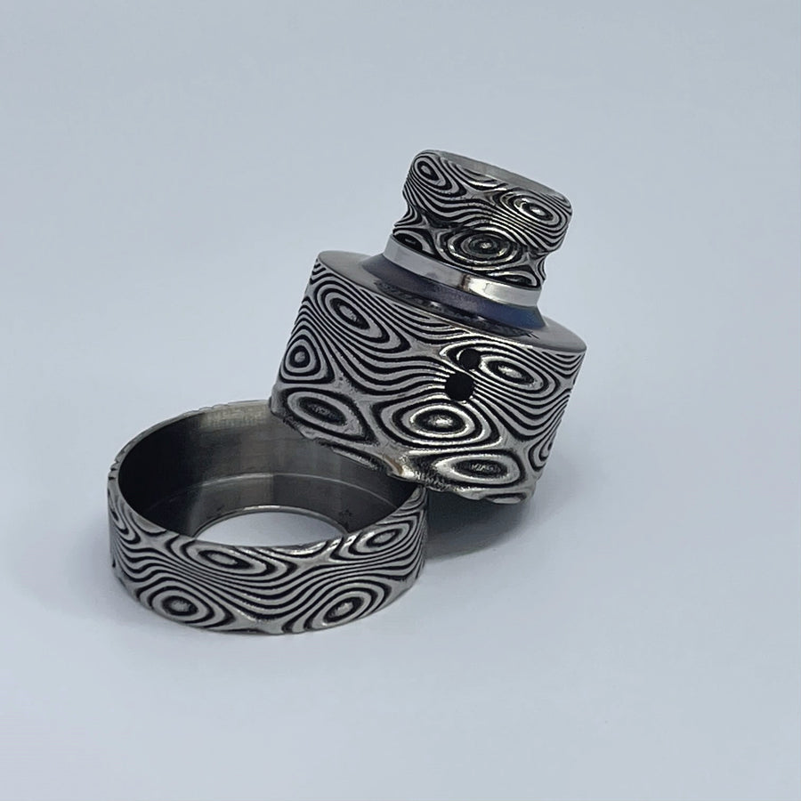 RELIEF DAMASCUS Drip Tip - Beauty Ring - VENNA cap #42