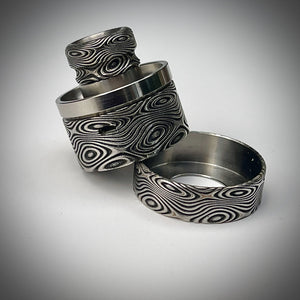 RELIEF DAMASCUS Drip Tip - Beauty Ring - Cap Antiquity V2 #41