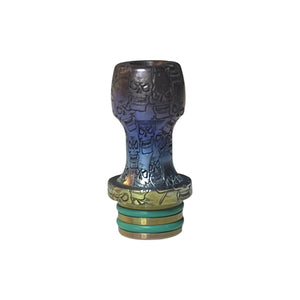 The One: Bart Skulls Colored Titanium Drip Tip