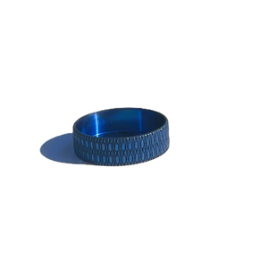 Blue Beauty Ring Titanium 22mm Wowsers #W069