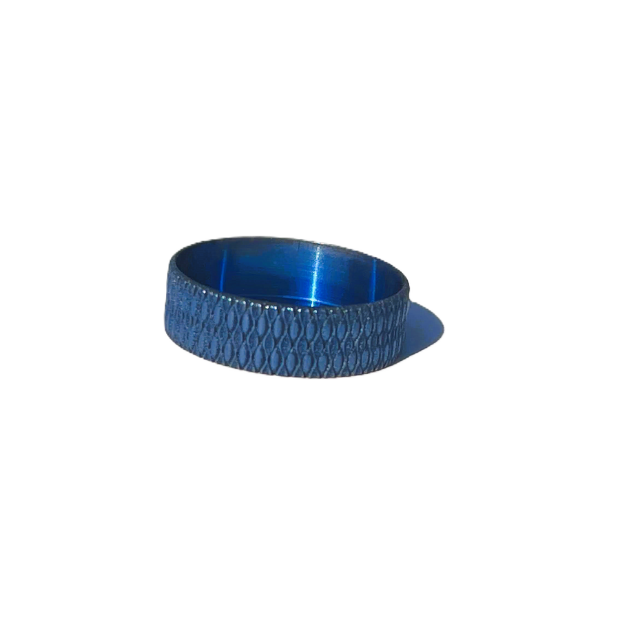 Blue Beauty Ring Titanium 22mm Wowsers #W069