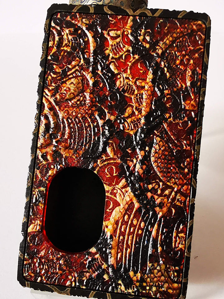 Porte gravée BF mod - Engraved BF Mod Panel - Snake and SvF Skulls