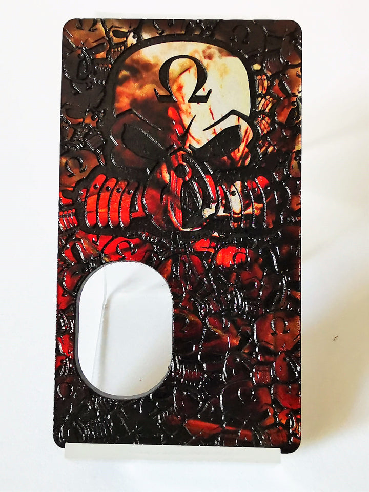 Porte gravée BF mod - Engraved BF Mod Panel - SvF Skull