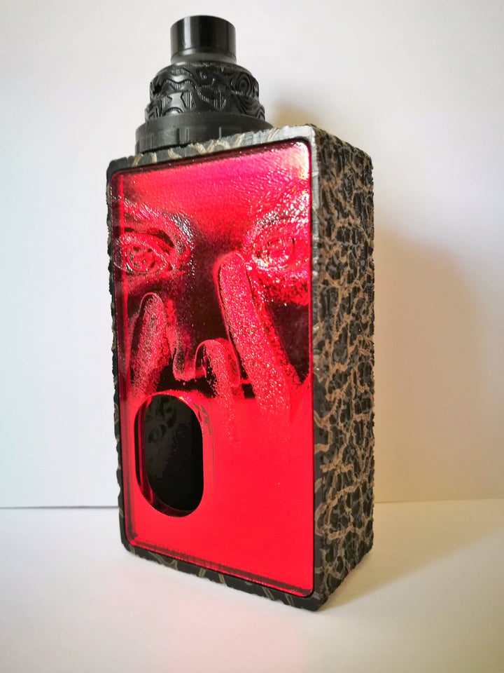 Porte gravée BF mod - Engraved BF Mod Panel - Mask Red Miror